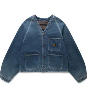 11.5OZ DENIM RAINBOWY LINING RAILROAD JACKET