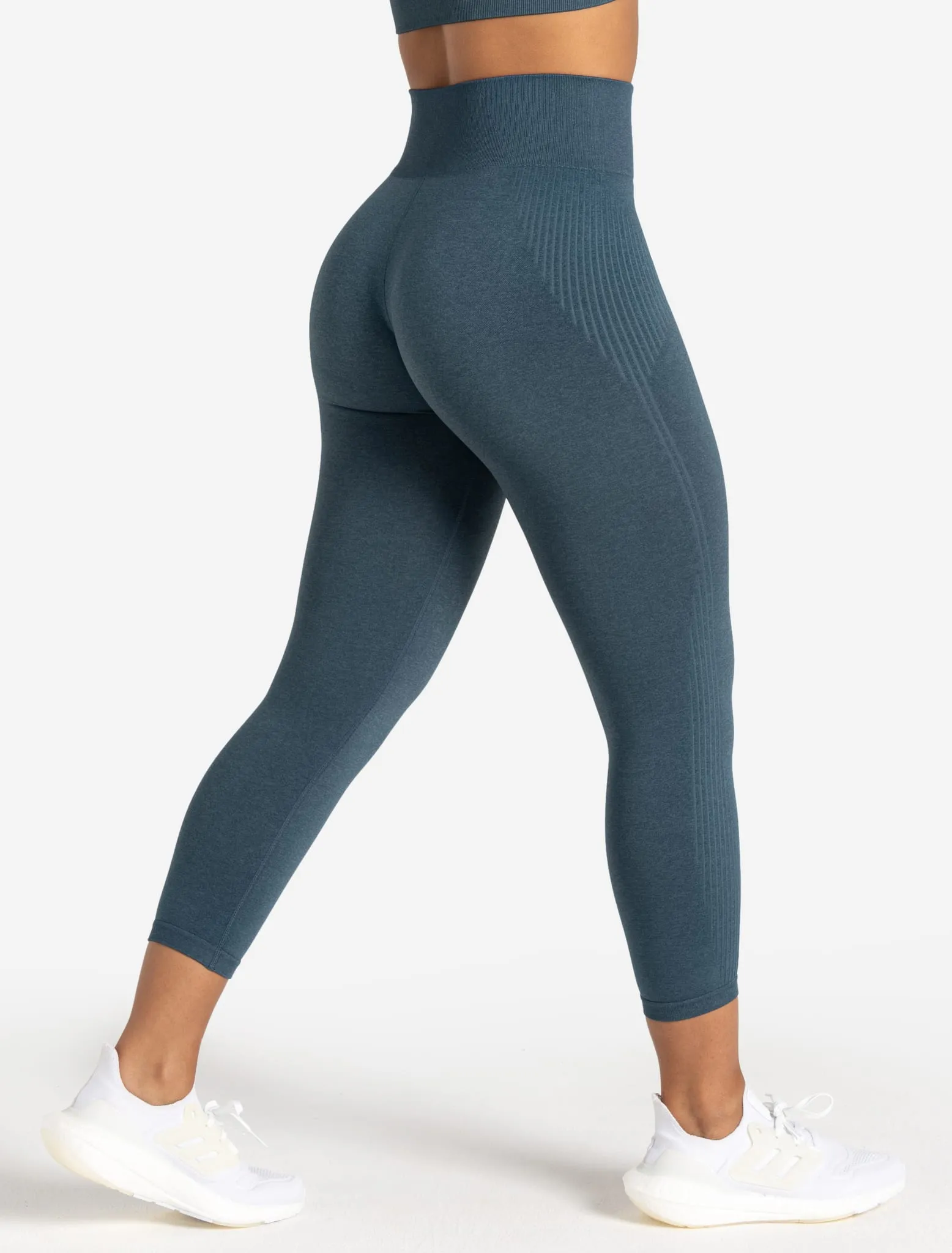 ADAPT 2.0 Seamless 7/8 Leggings - Petrol Blue