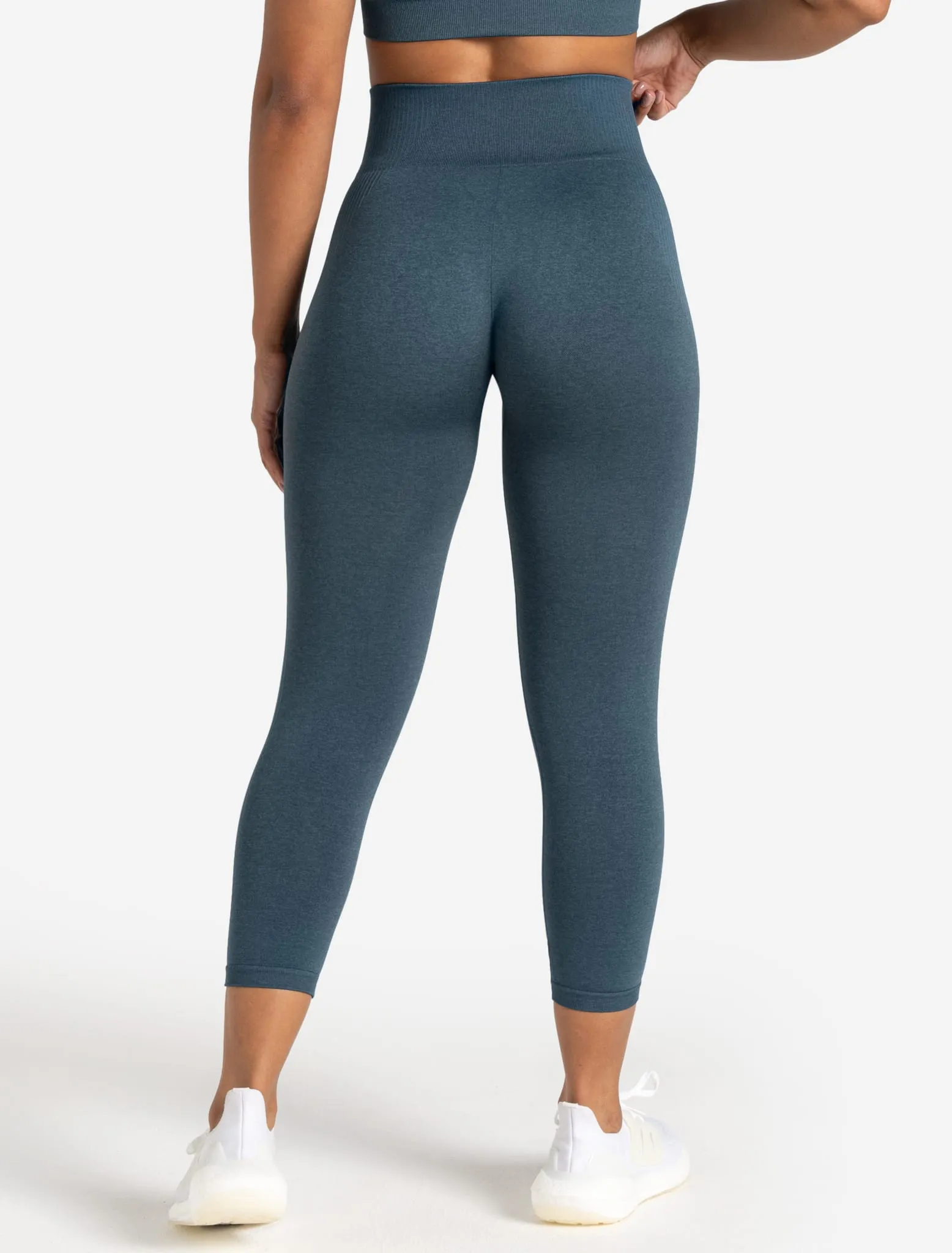 ADAPT 2.0 Seamless 7/8 Leggings - Petrol Blue