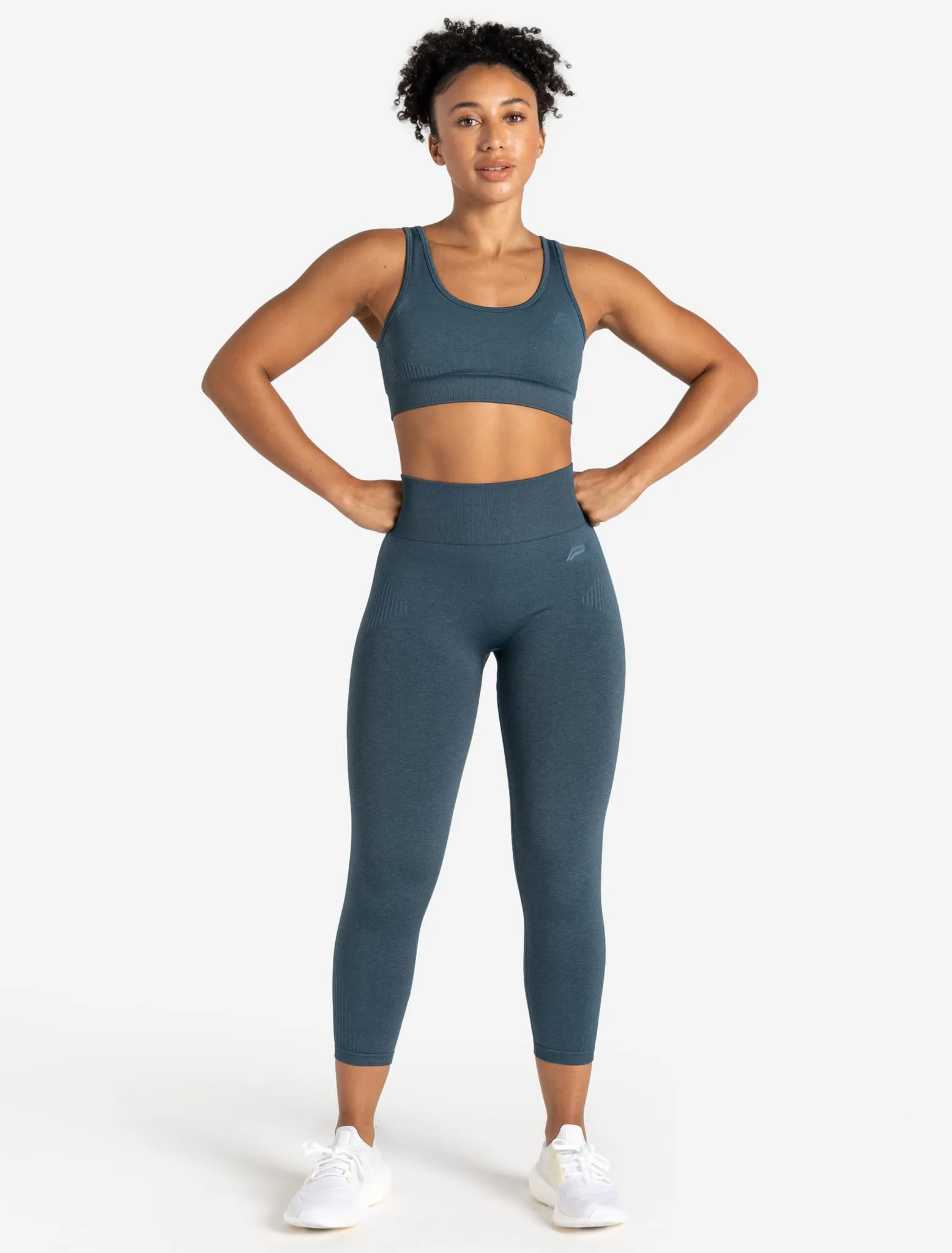 ADAPT 2.0 Seamless 7/8 Leggings - Petrol Blue