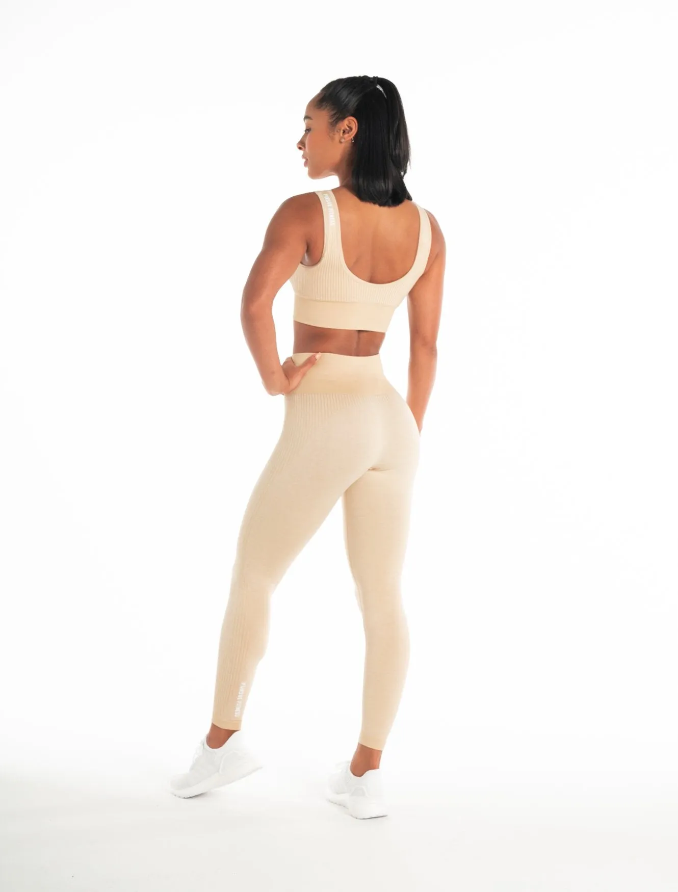 ADAPT Seamless Leggings - Marl Beige