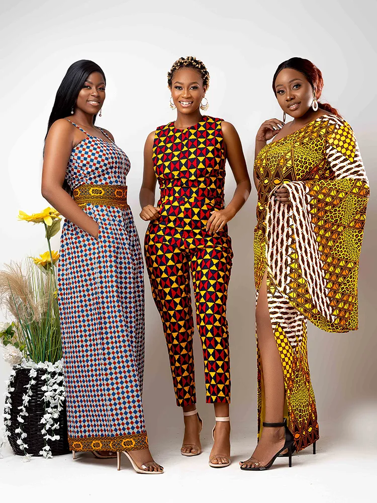 African Print Diba high Slit Pencil Skirt