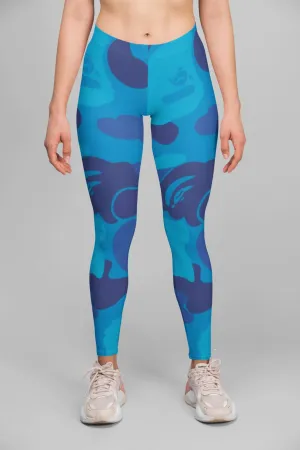 Alpine Blue Retro Legging