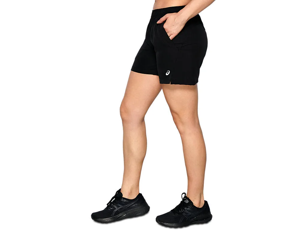 Asics 6IN Short Performance Black Womens