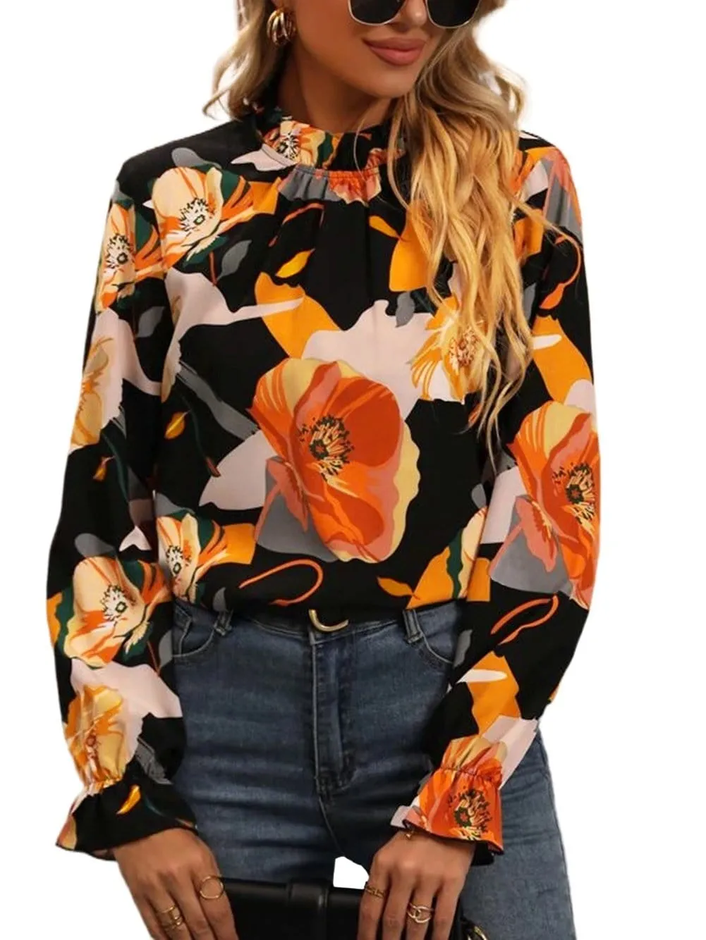 Autumnal Floral Top