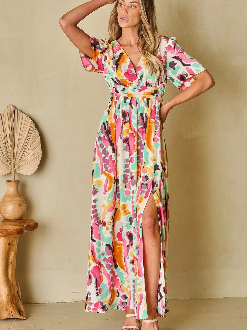 Belted Maxi Dress