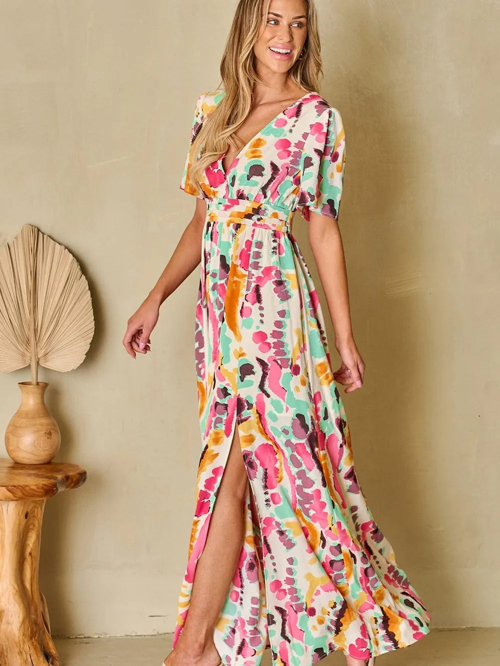 Belted Maxi Dress