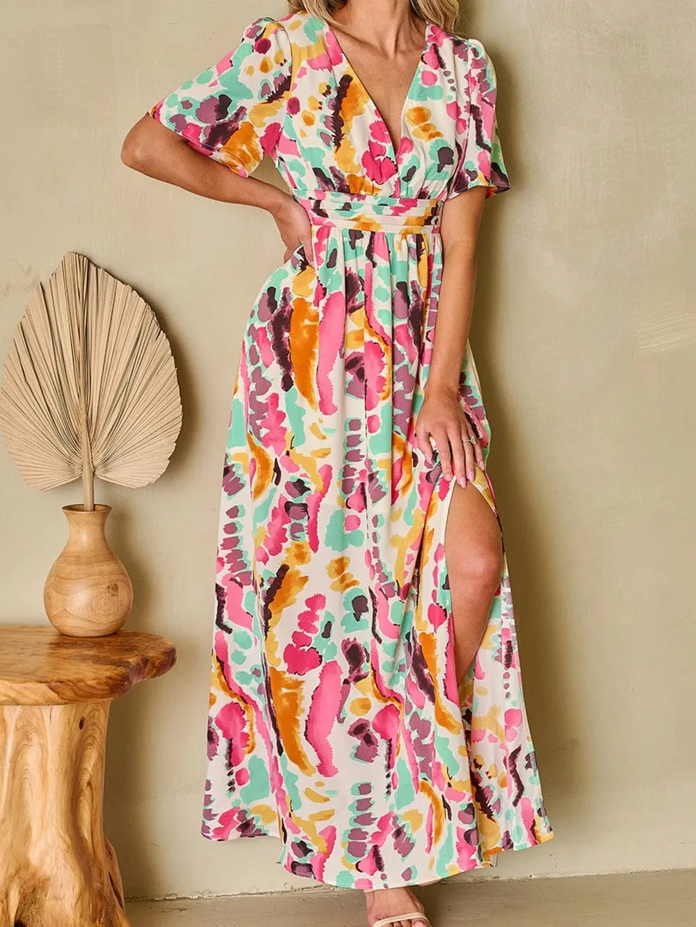 Belted Maxi Dress