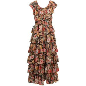 Bohemian Maxi Dress - Rose Garden