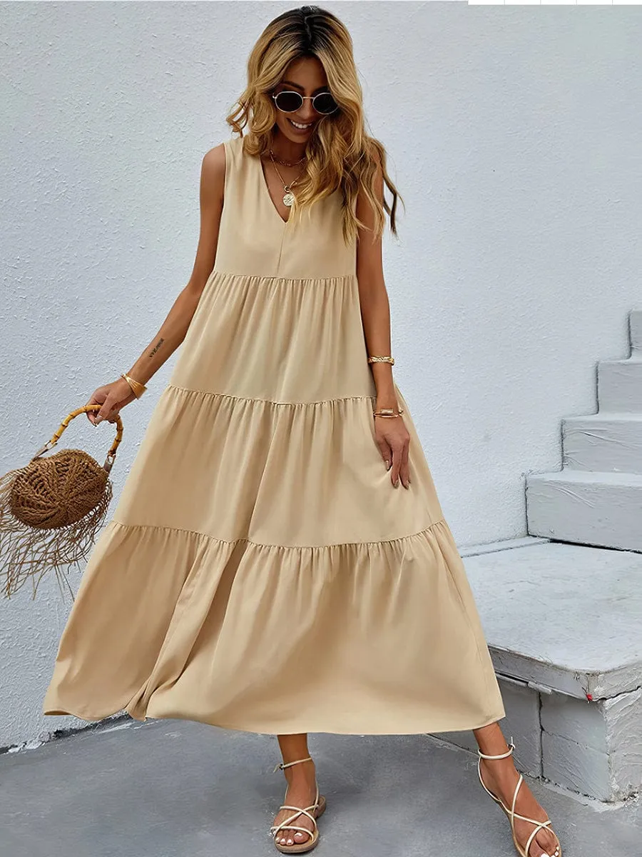 Bohemian Style Sleeveless Dress