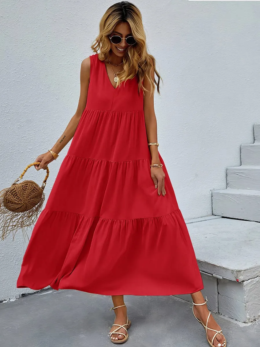 Bohemian Style Sleeveless Dress