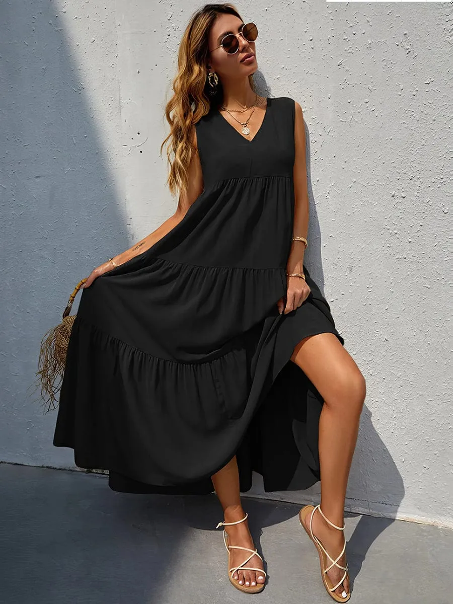 Bohemian Style Sleeveless Dress