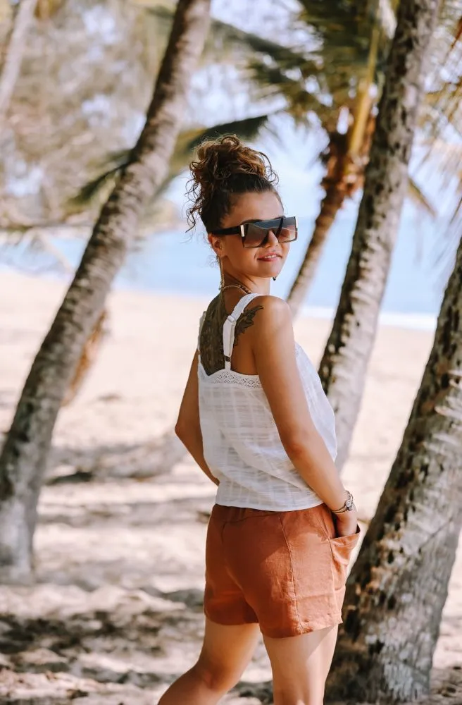 Bohemian White Lace Cami