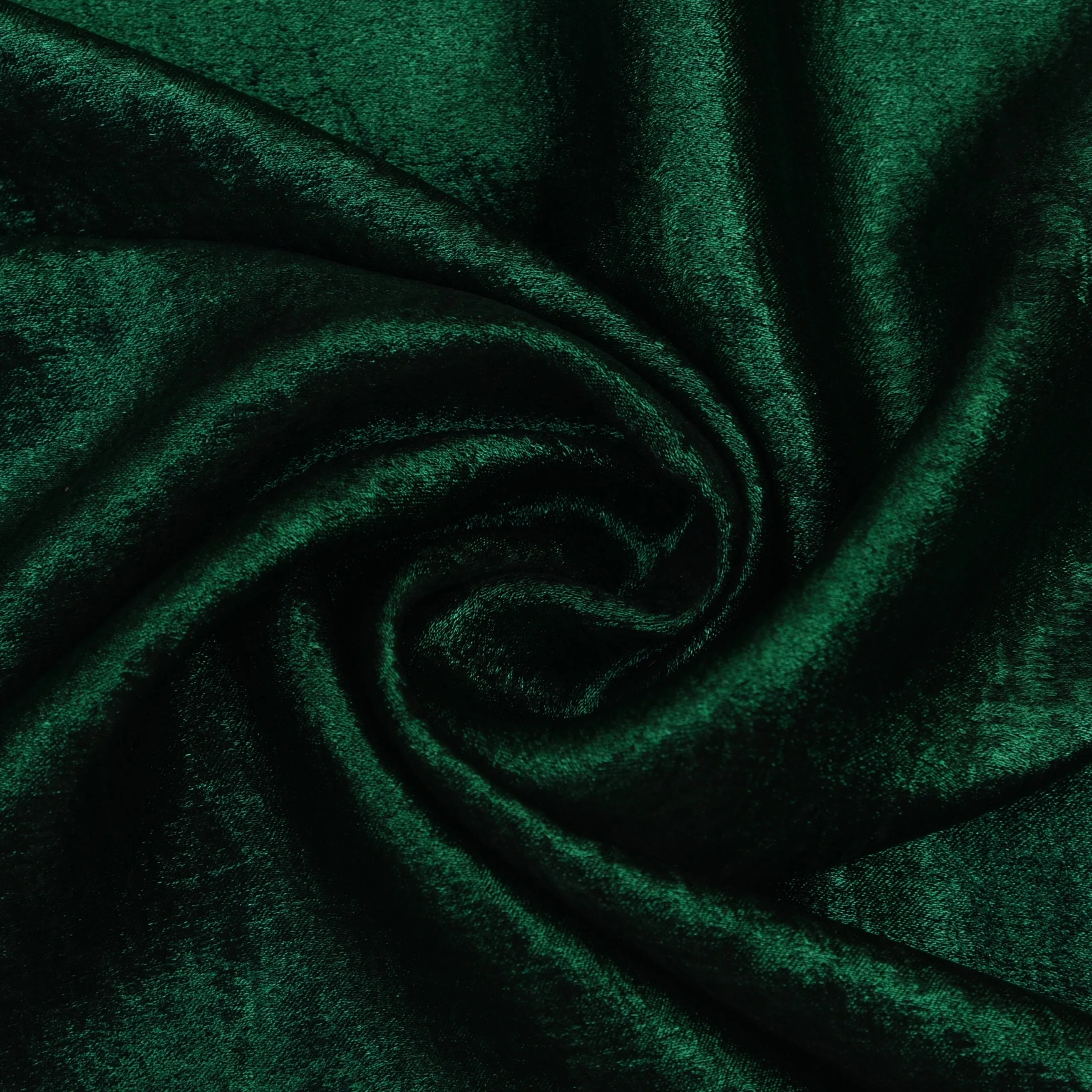 Bottle Green Color Sandwash Crepe Fabric