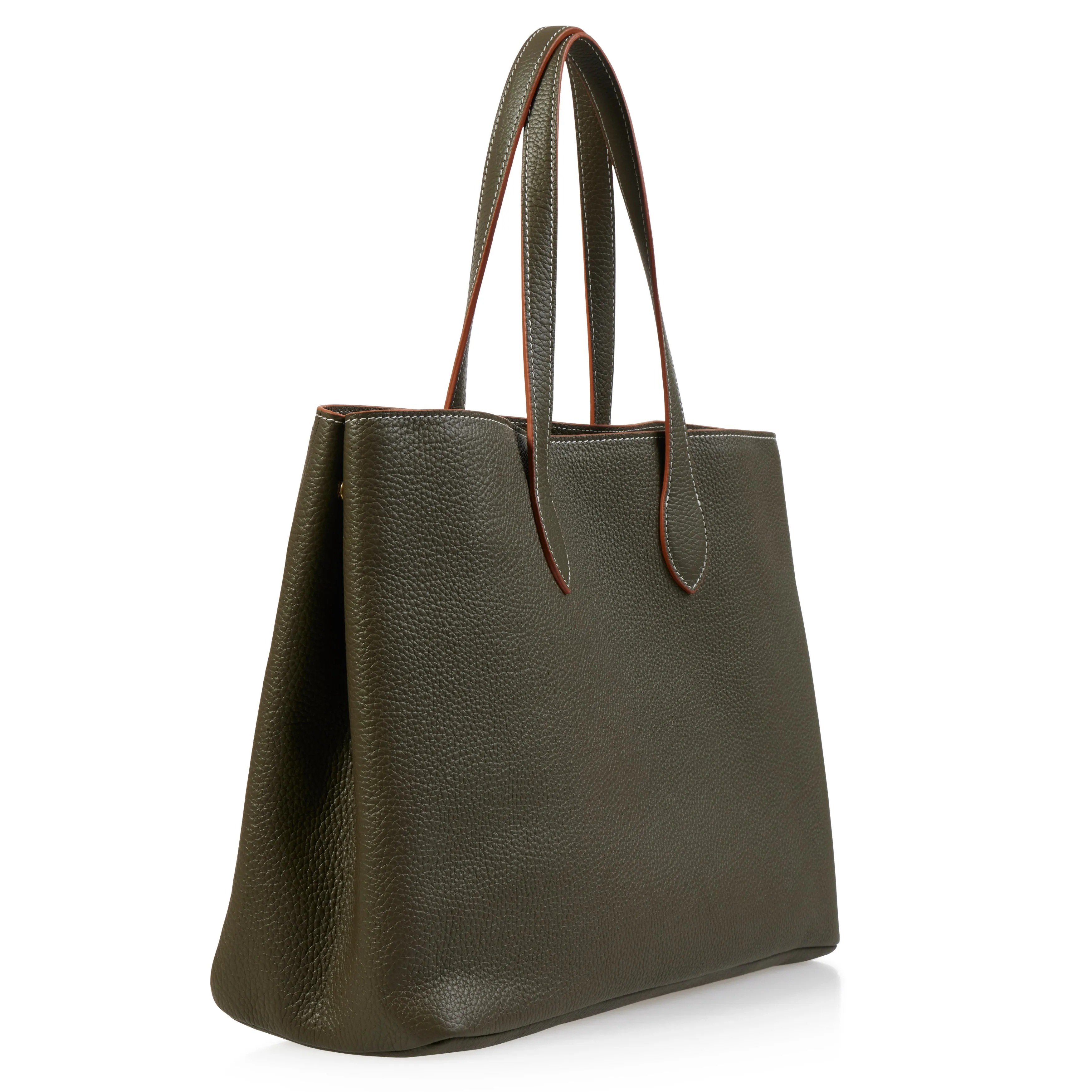 Bull Leather Tote Bag - Medium