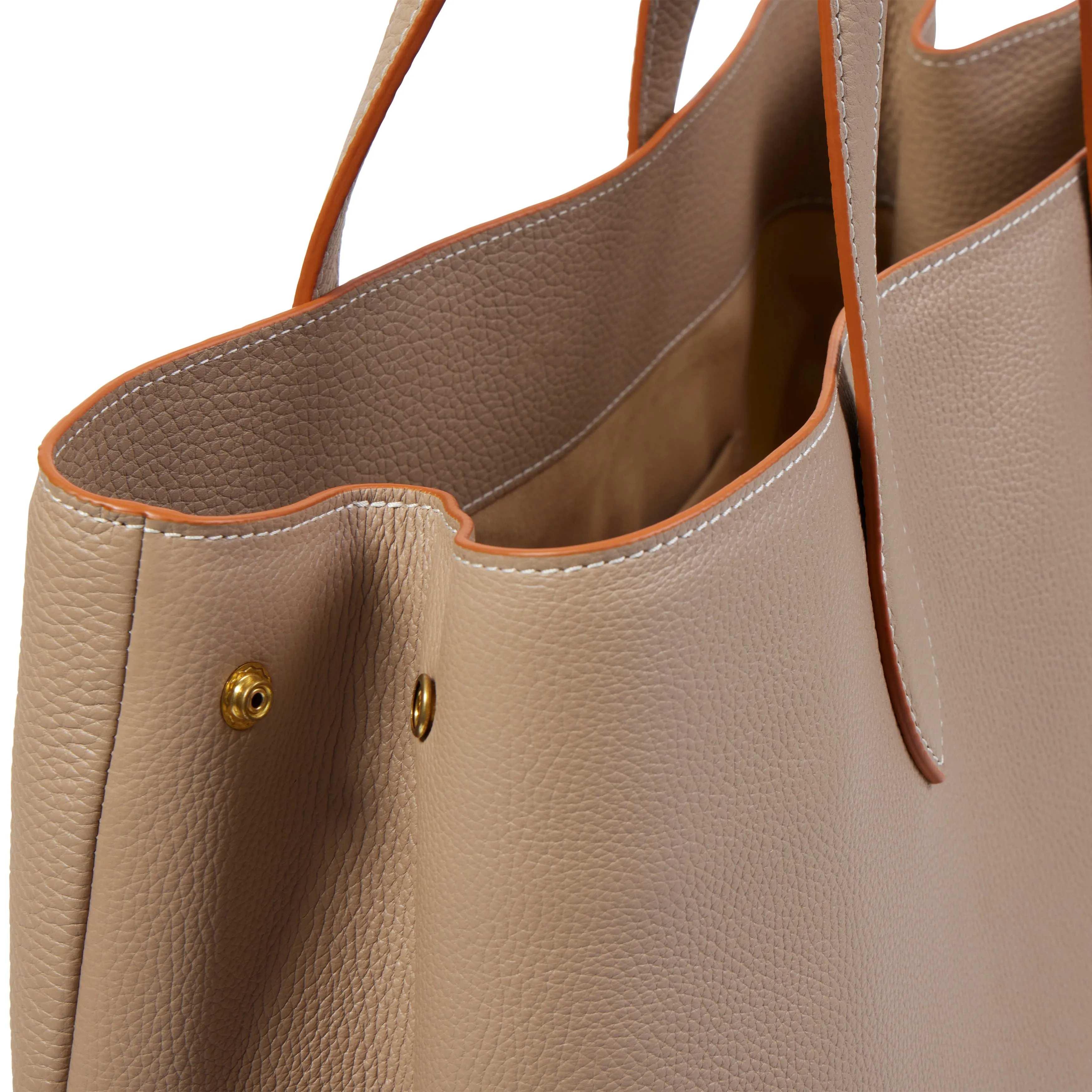 Bull Leather Tote Bag - Medium