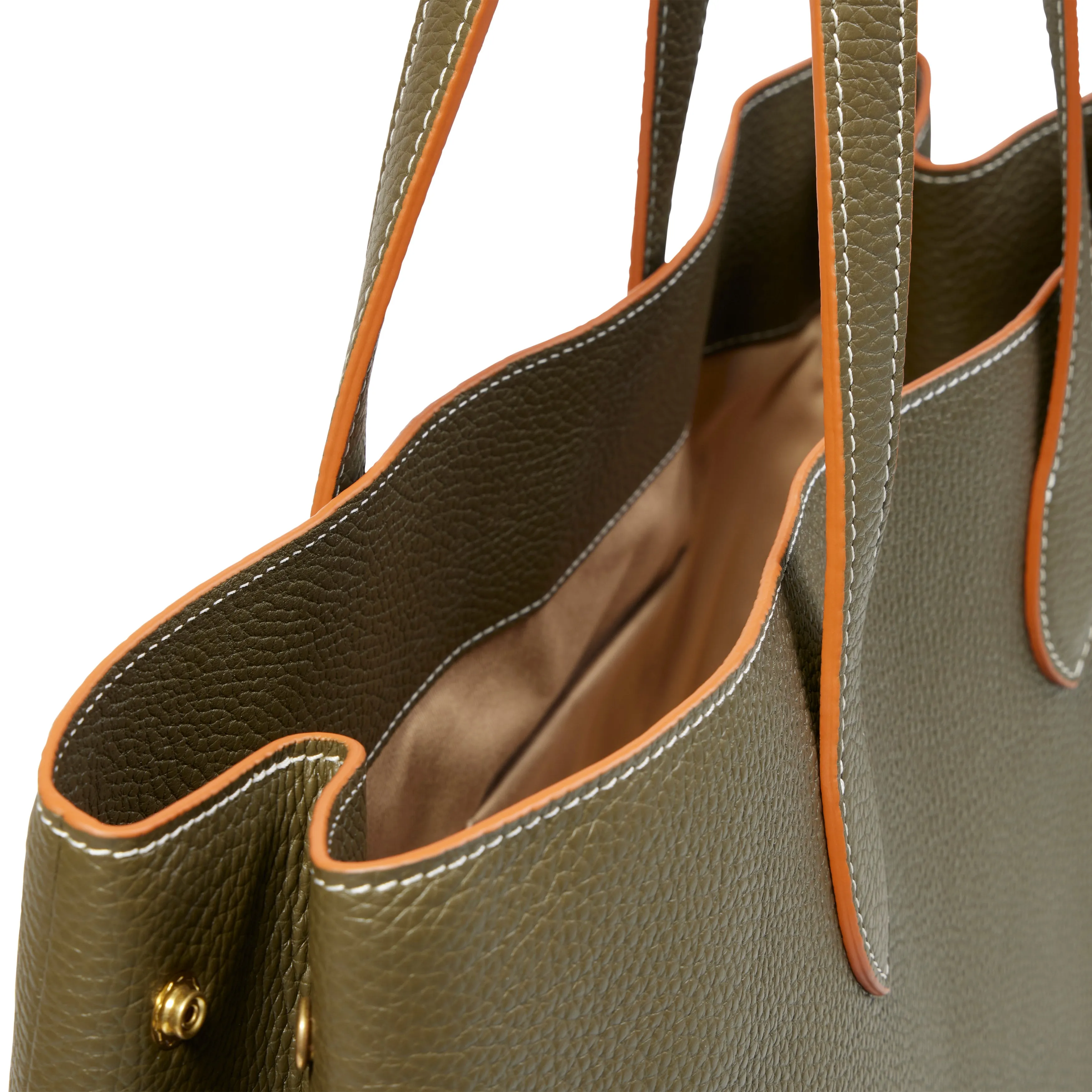 Bull Leather Tote Bag - Medium