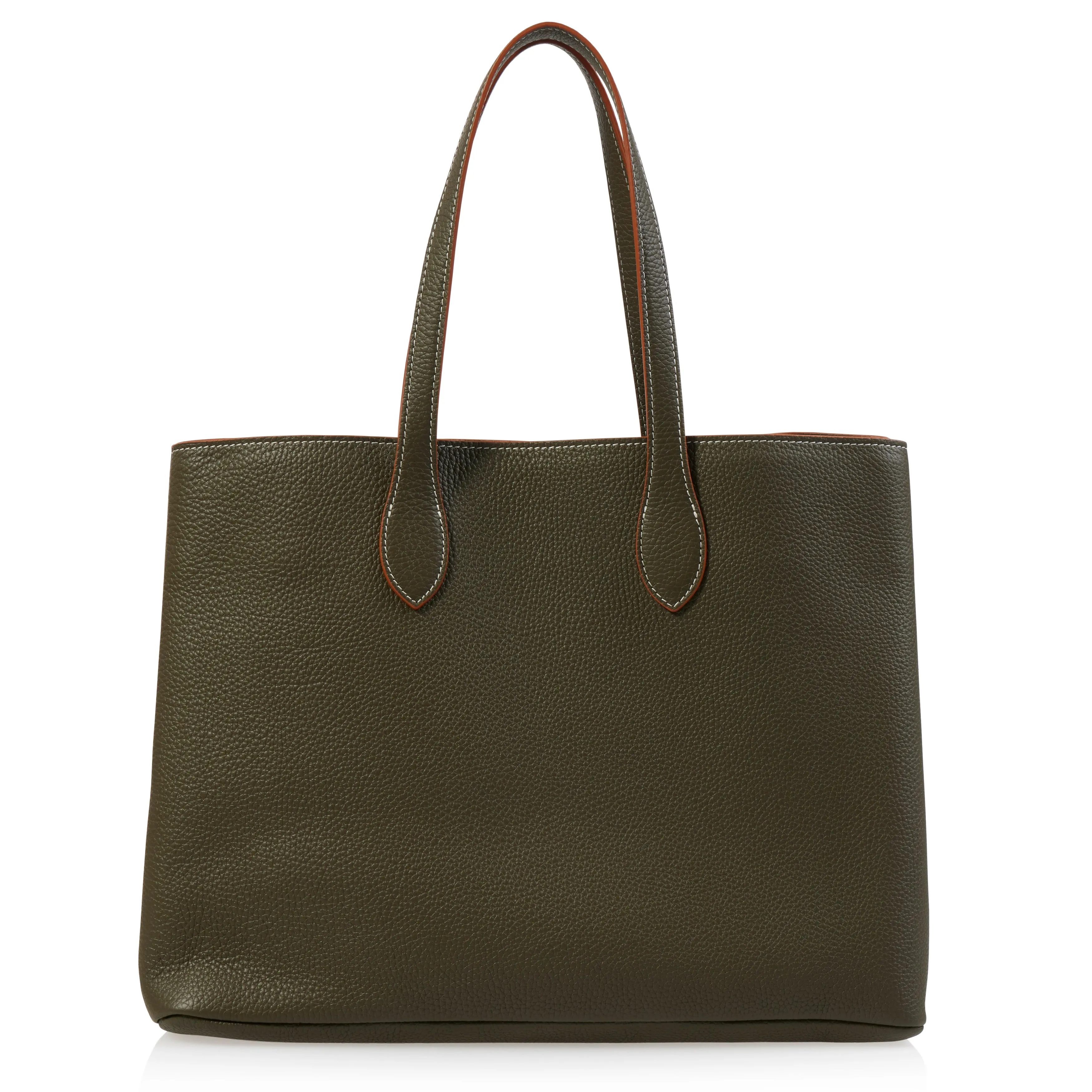 Bull Leather Tote Bag - Medium