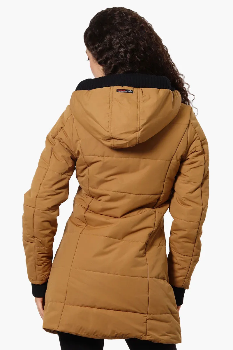 Canada Weather Gear Faux Fur Lined Hood Parka Jacket - Caramel