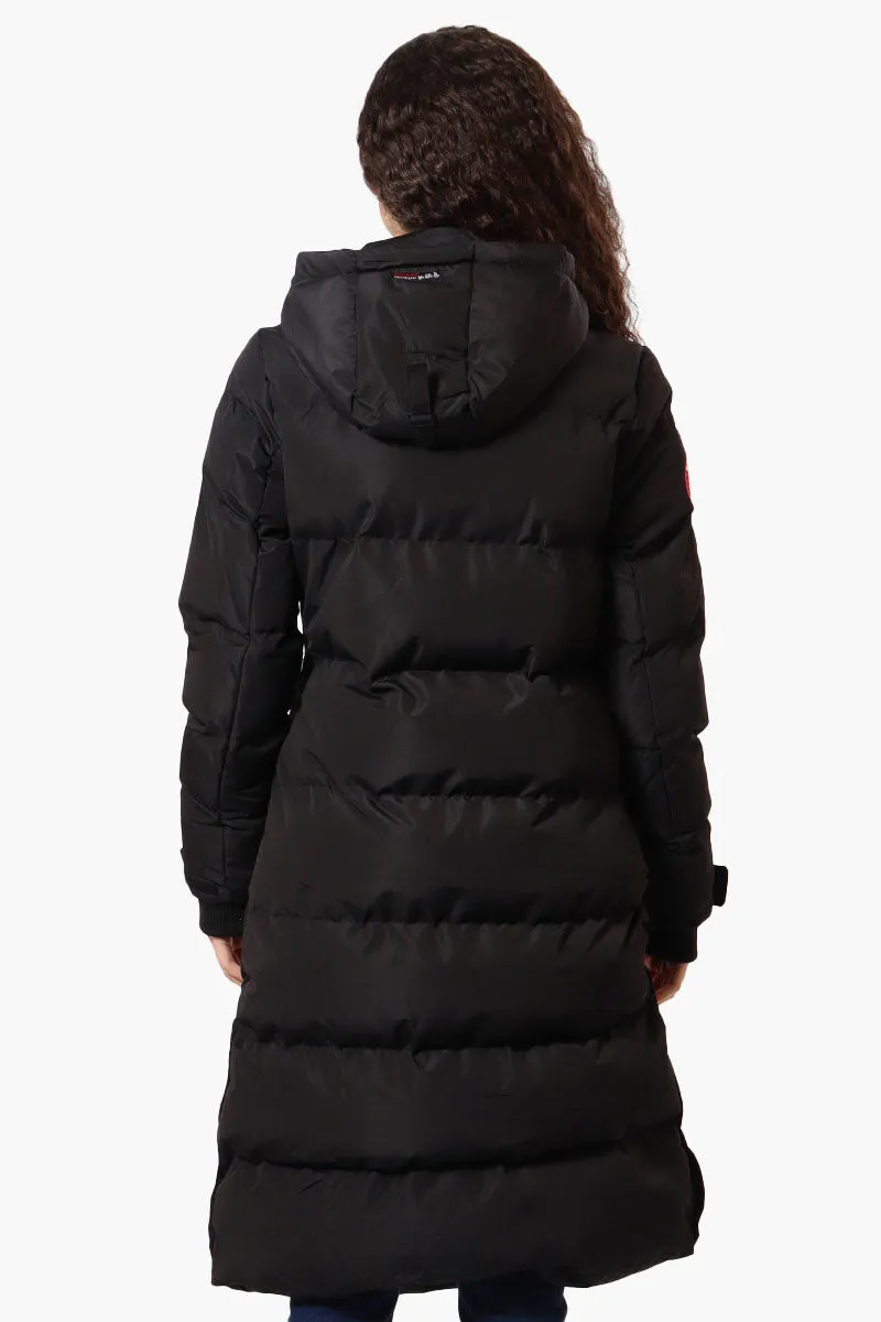 Canada Weather Gear Long Puffer Parka Jacket - Black