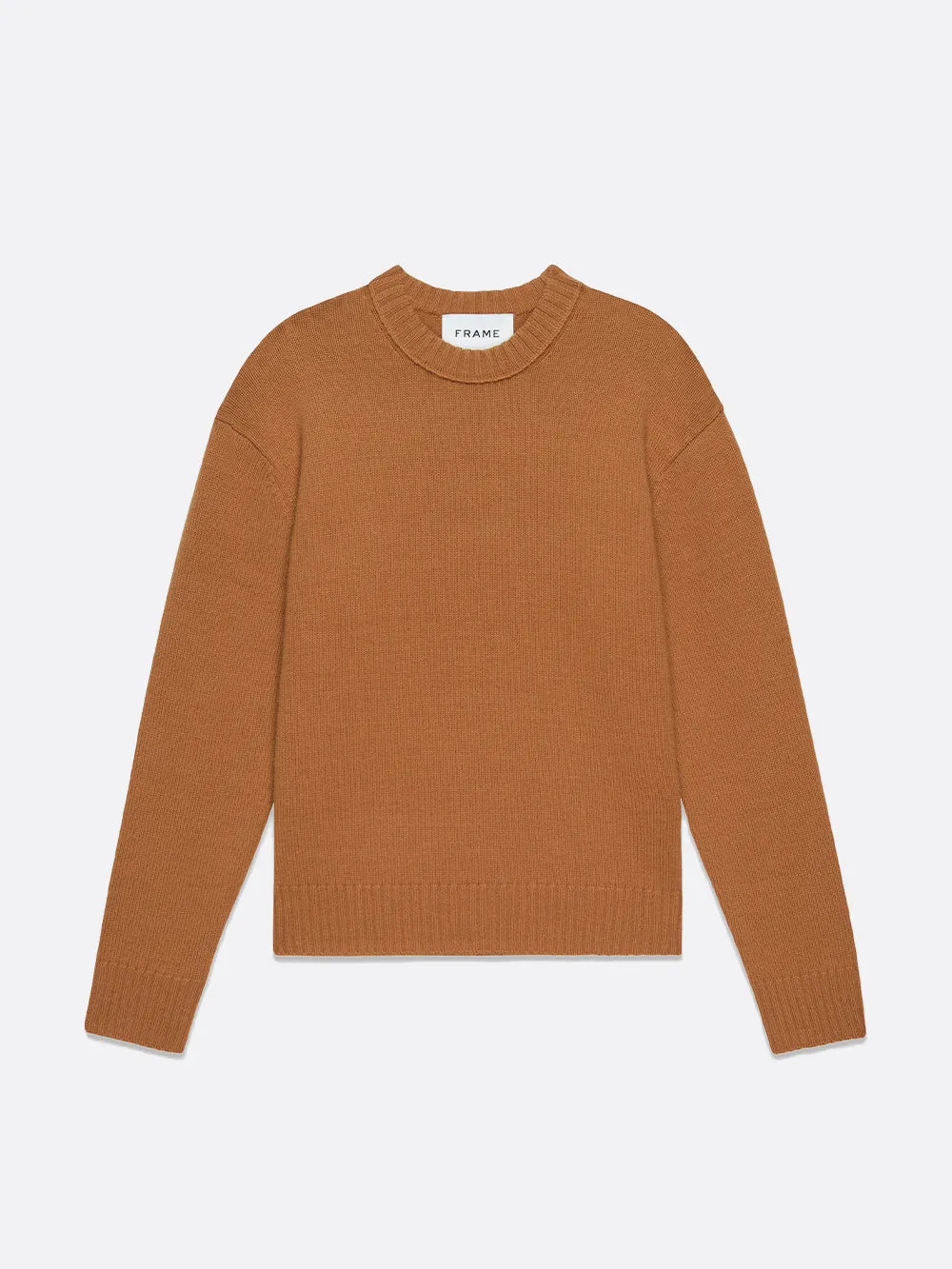 Cashmere Crewneck Sweater -- Rust