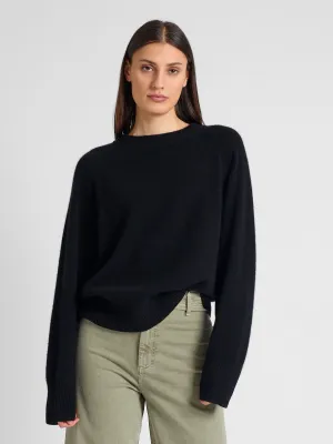 Cashmere sweater "Signy" - black