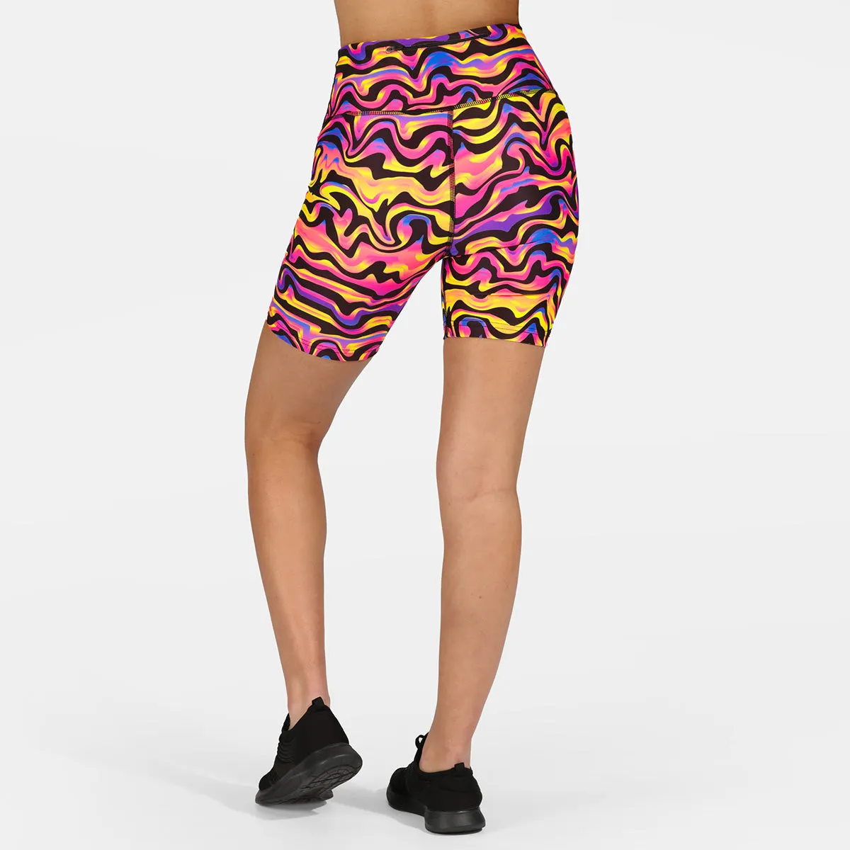 Coral Waves Running Shorts