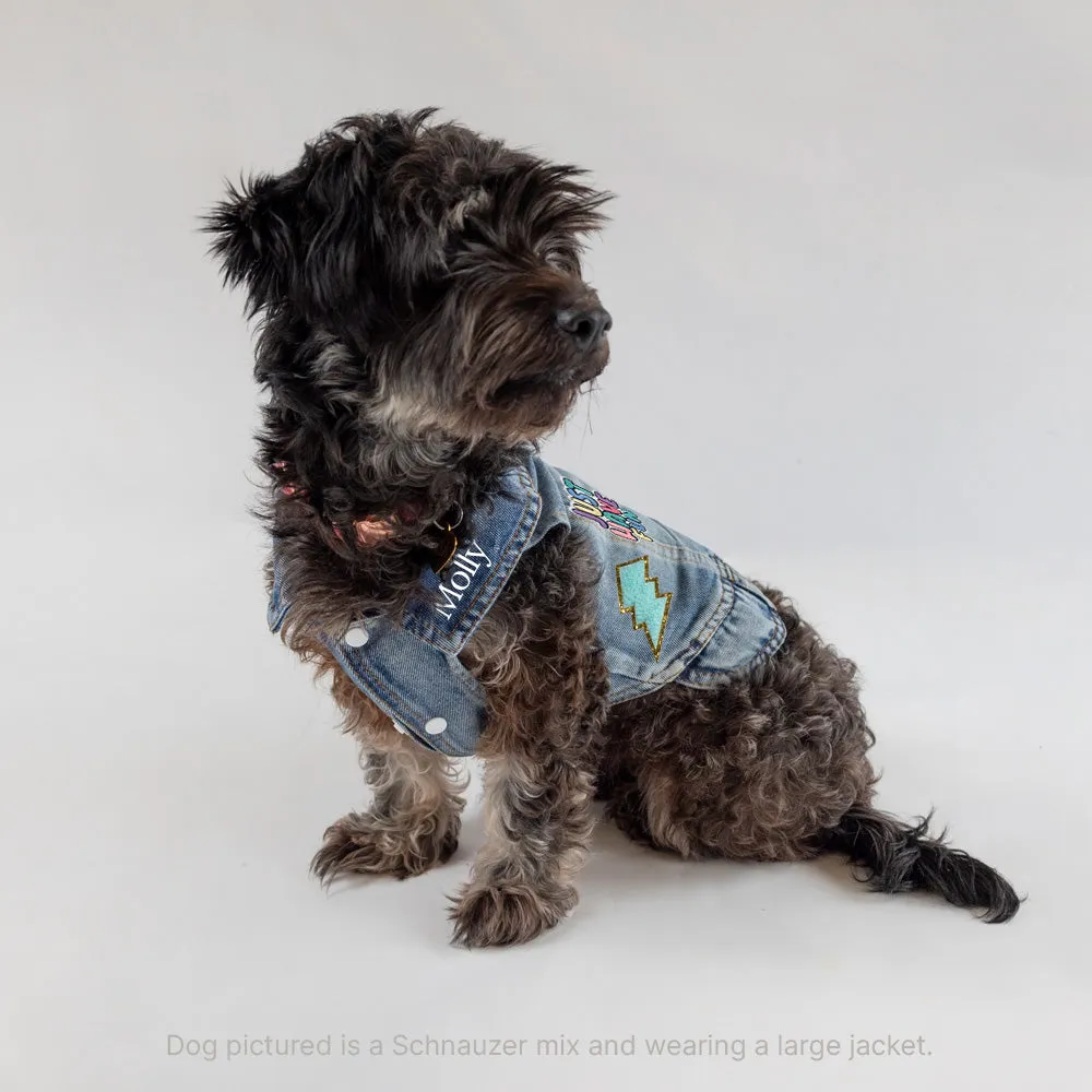 Custom Dog Denim Vest