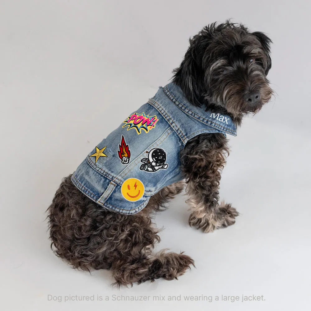 Custom Dog Denim Vest