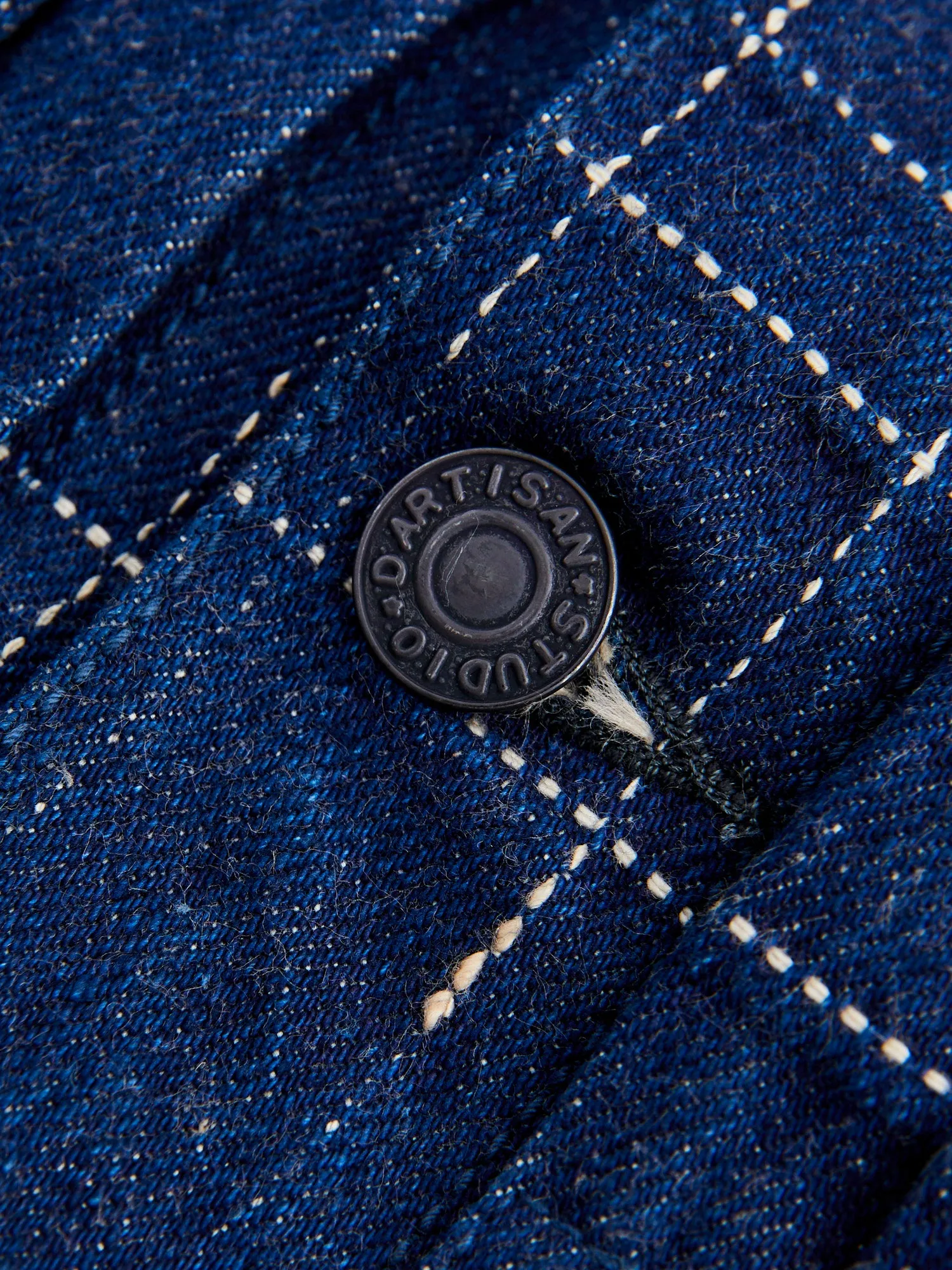 D4574 "Midare Kasuri" 14oz Selvedge Type-2 Jacket in Indigo