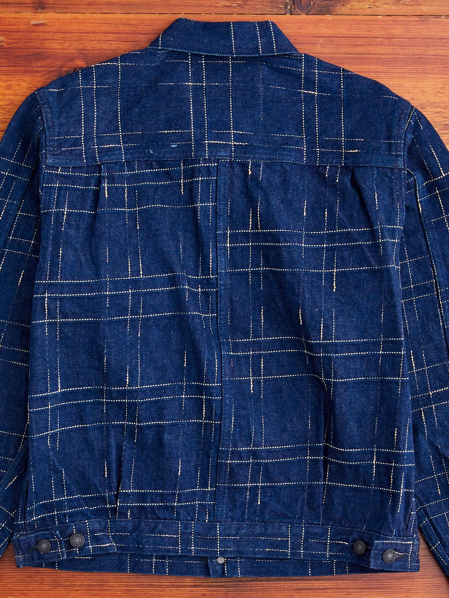 D4574 "Midare Kasuri" 14oz Selvedge Type-2 Jacket in Indigo