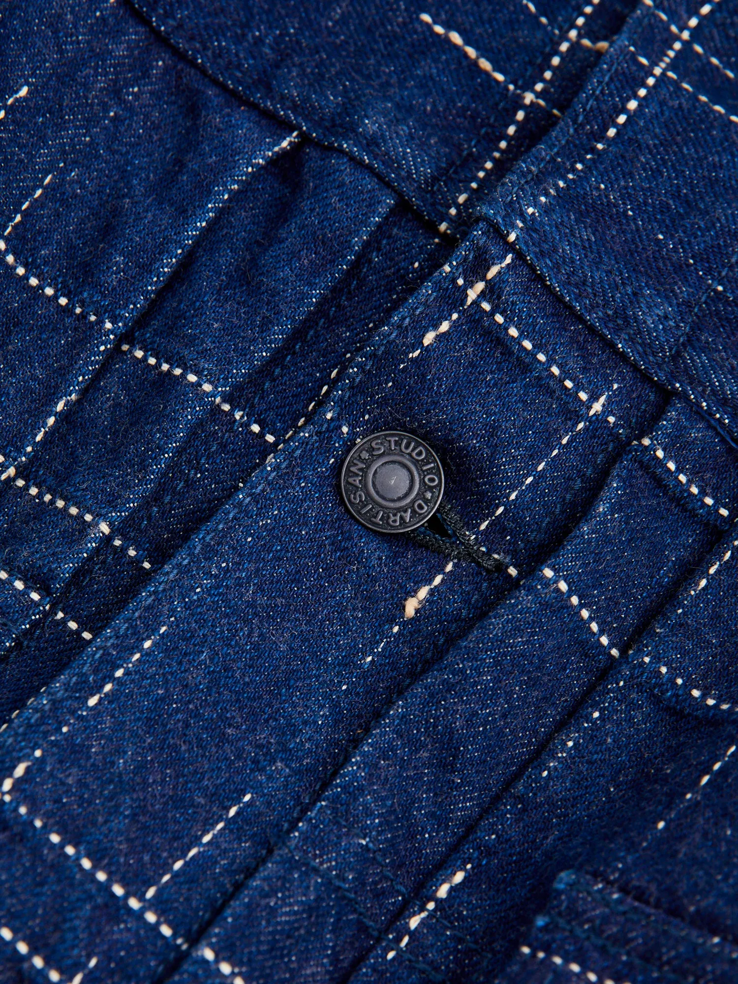 D4574 "Midare Kasuri" 14oz Selvedge Type-2 Jacket in Indigo