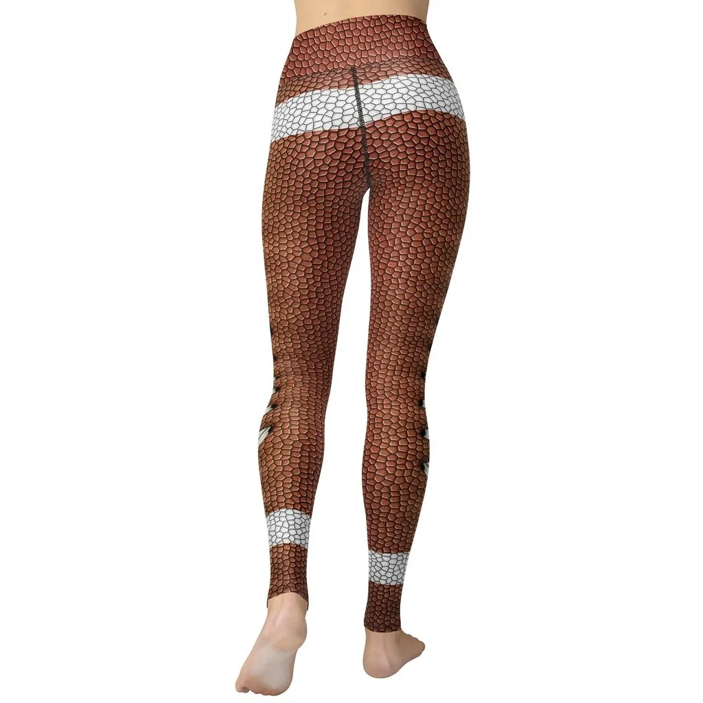 Football Yoga Leggings