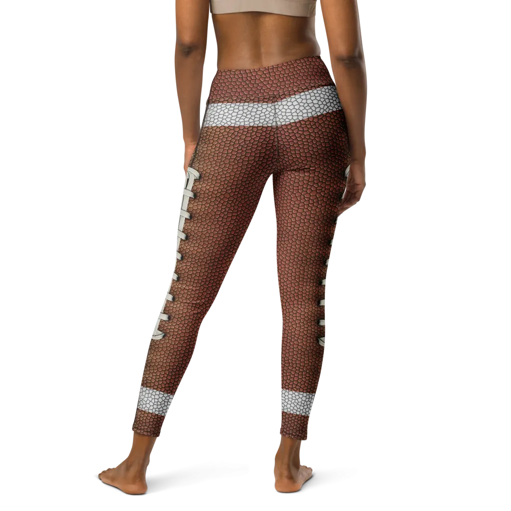 Football Yoga Leggings