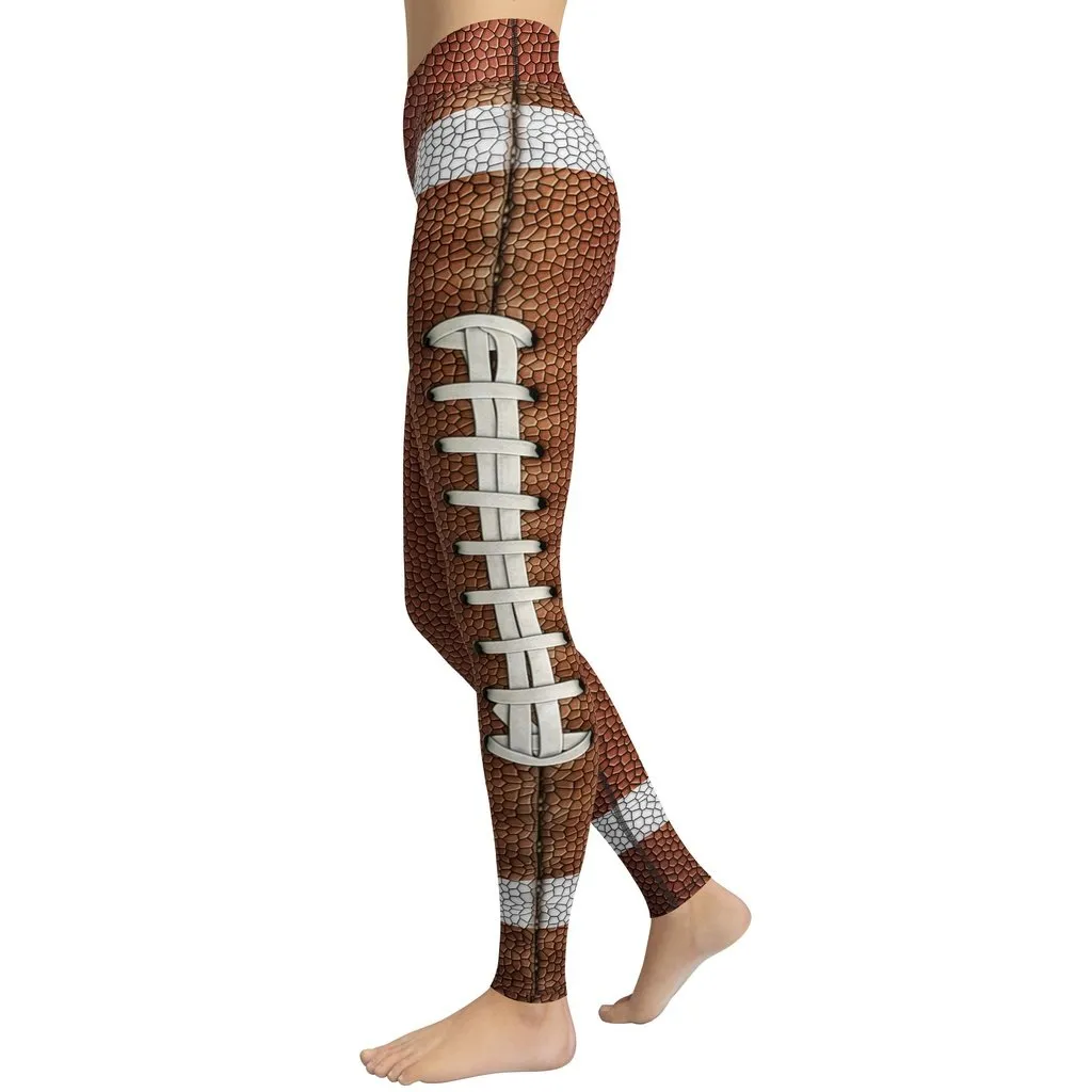 Football Yoga Leggings