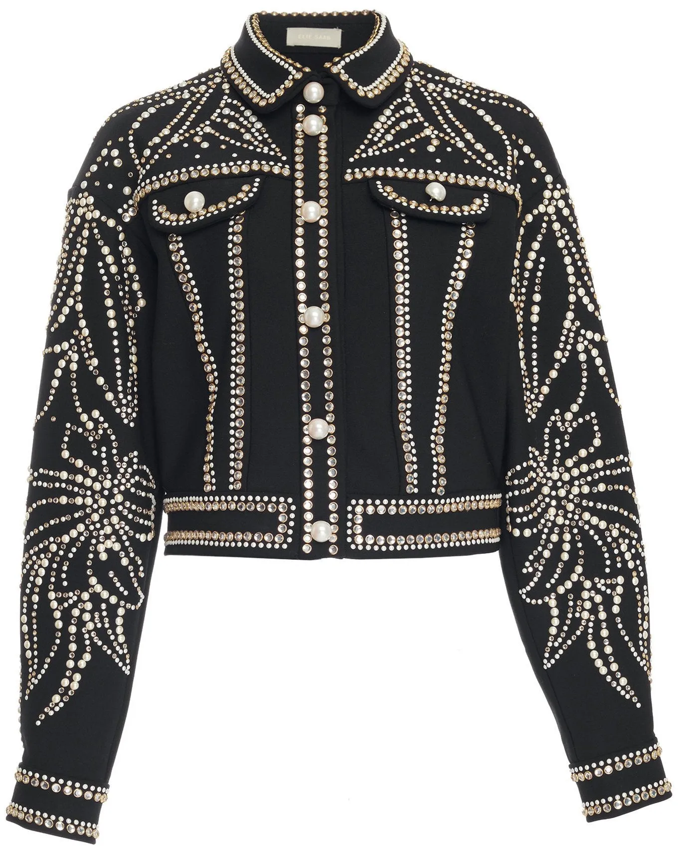 Gabardine Embellished Jacket