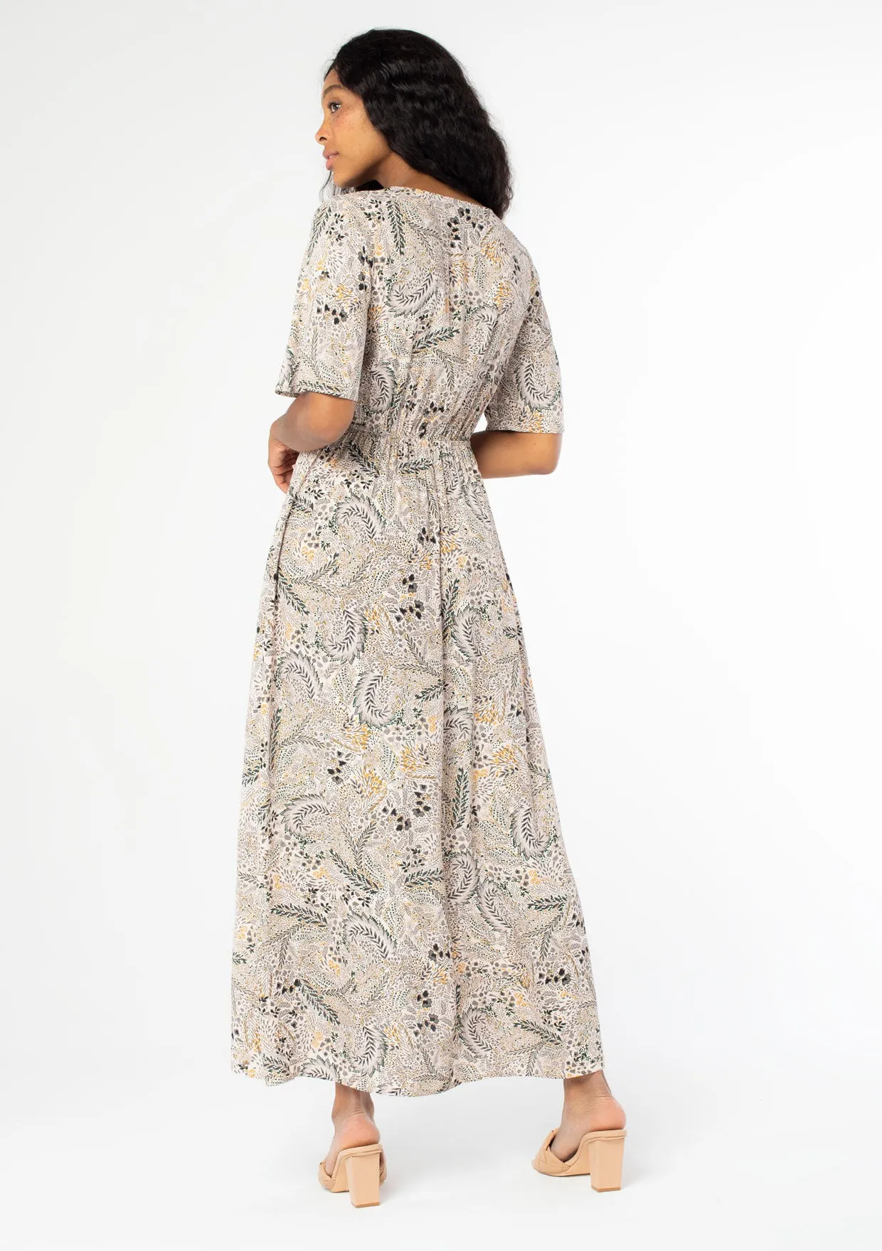 Gemini Floral Maxi Dress