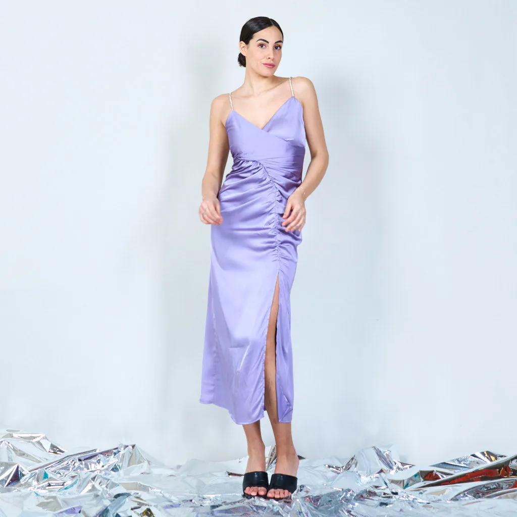 Glamorous satin  dress wholesale