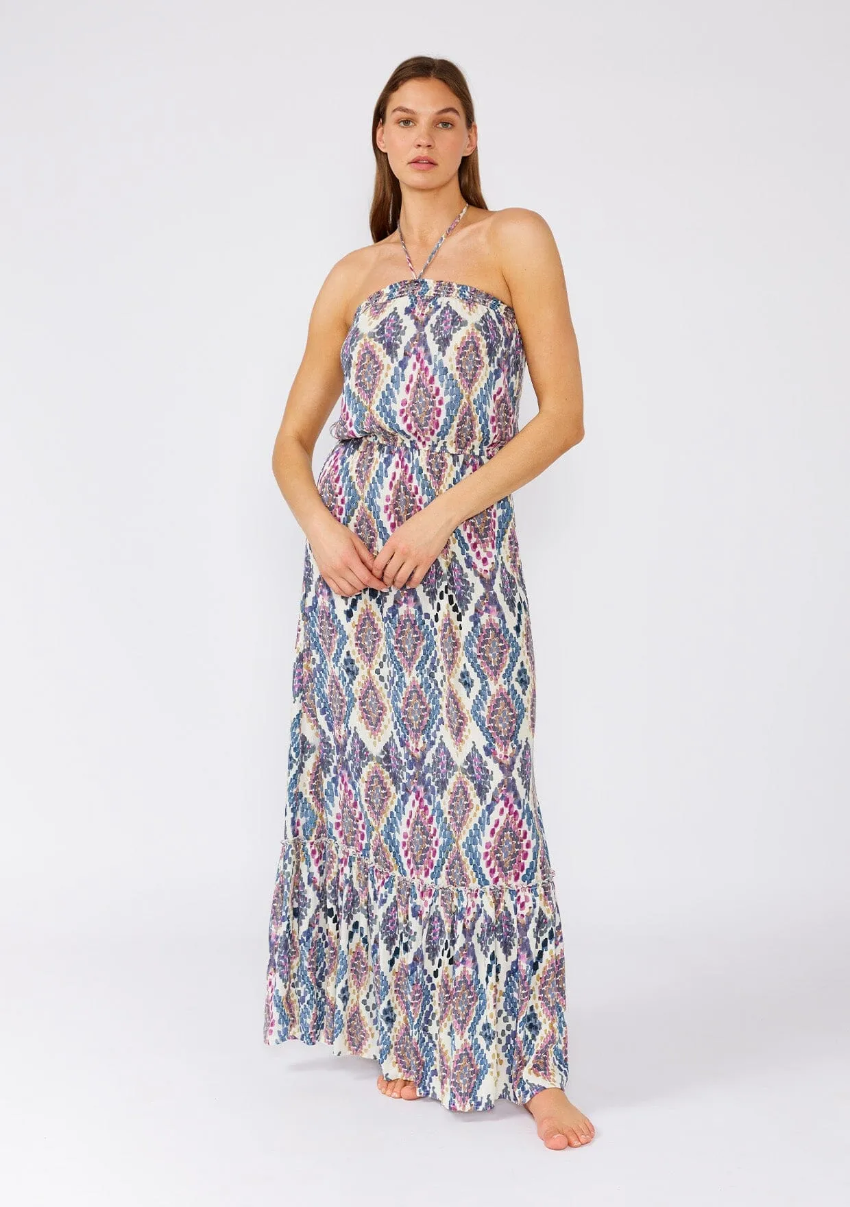 Great Escape Halter Maxi Dress