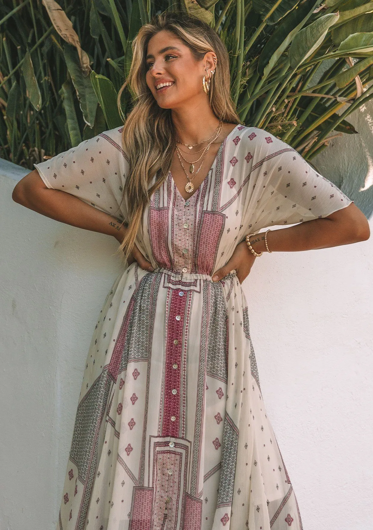 High Hopes Chiffon Maxi Dress