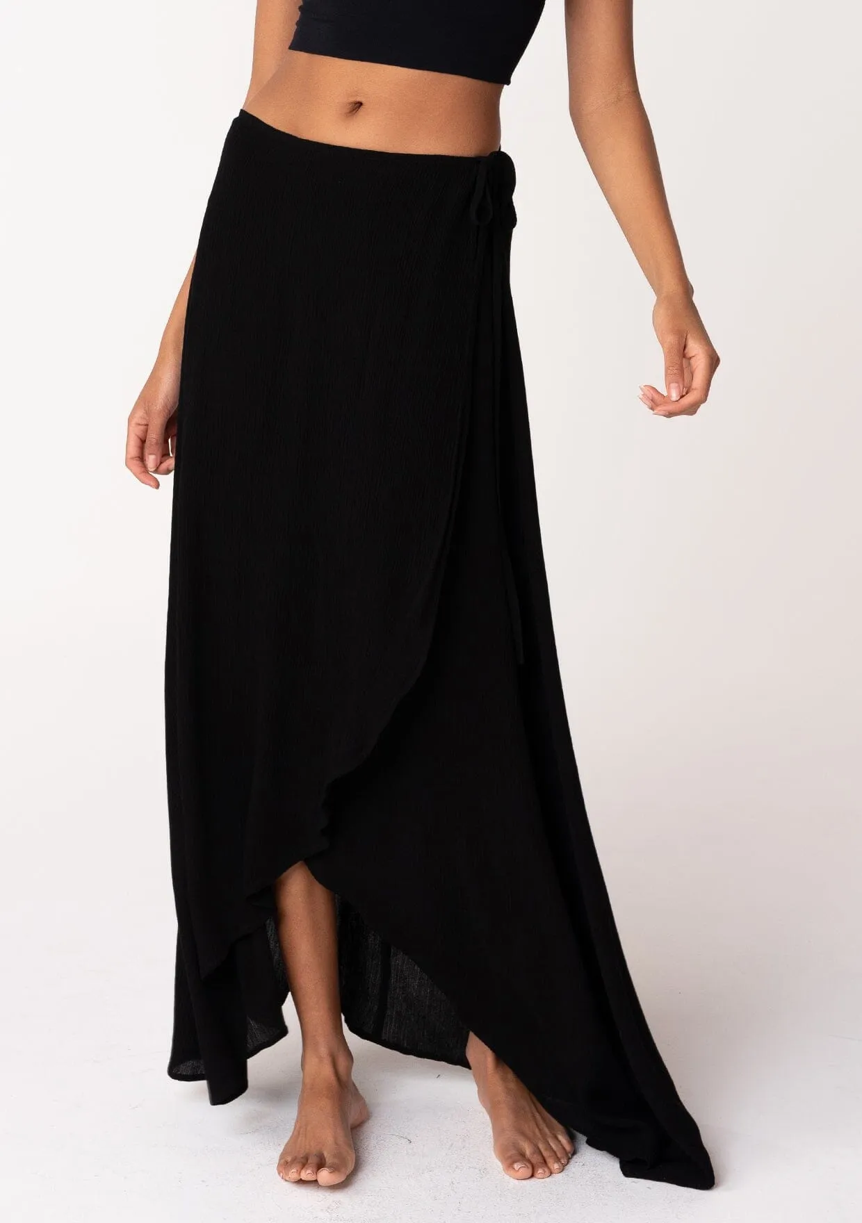 High Seas Maxi Wrap Skirt