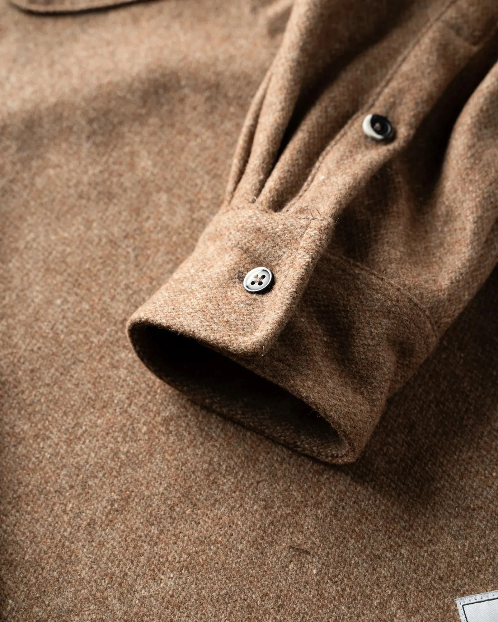 Men's Modern Melton Wool in Oyster