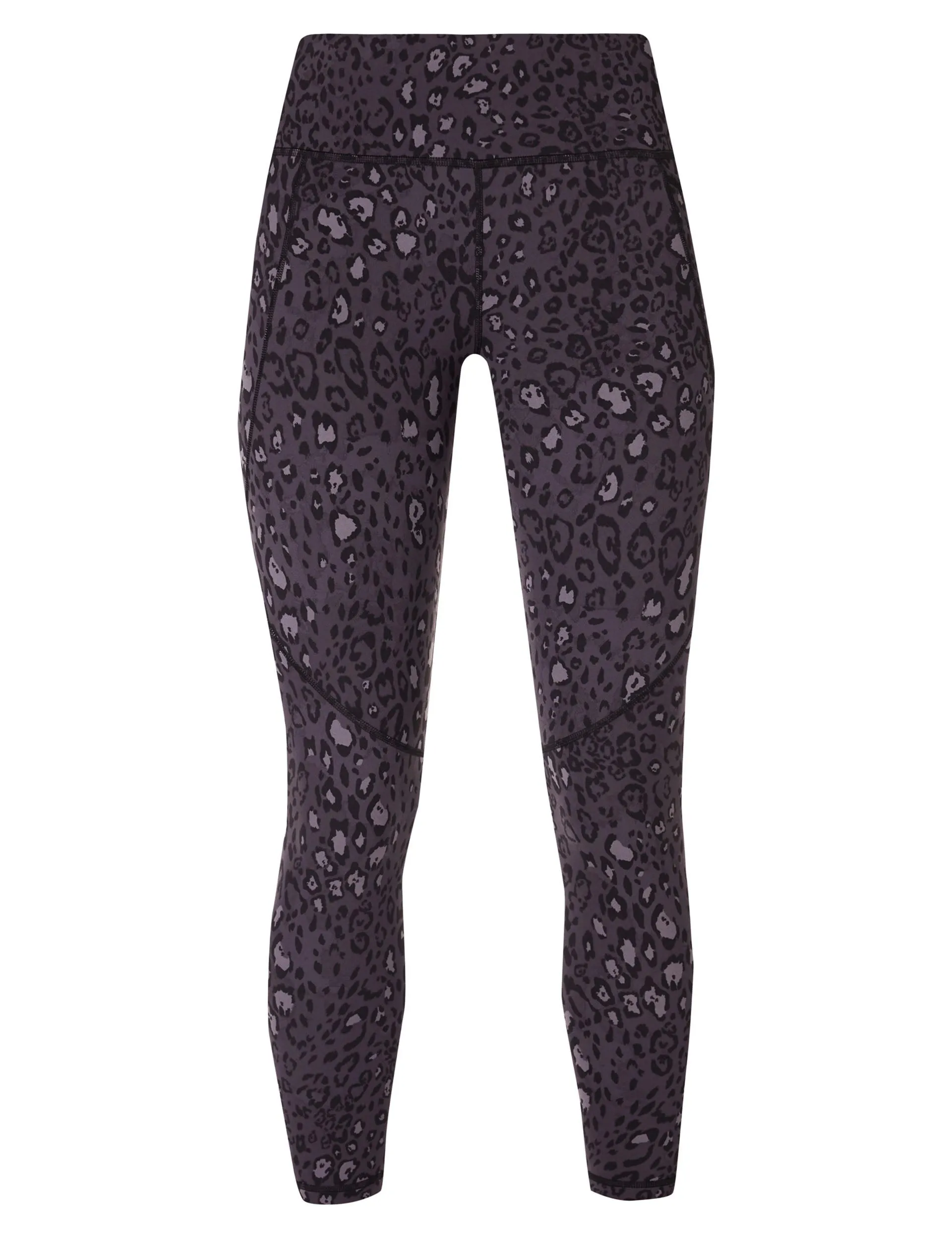 Power 7/8 Gym Leggings - Black Luxe Leopard Print