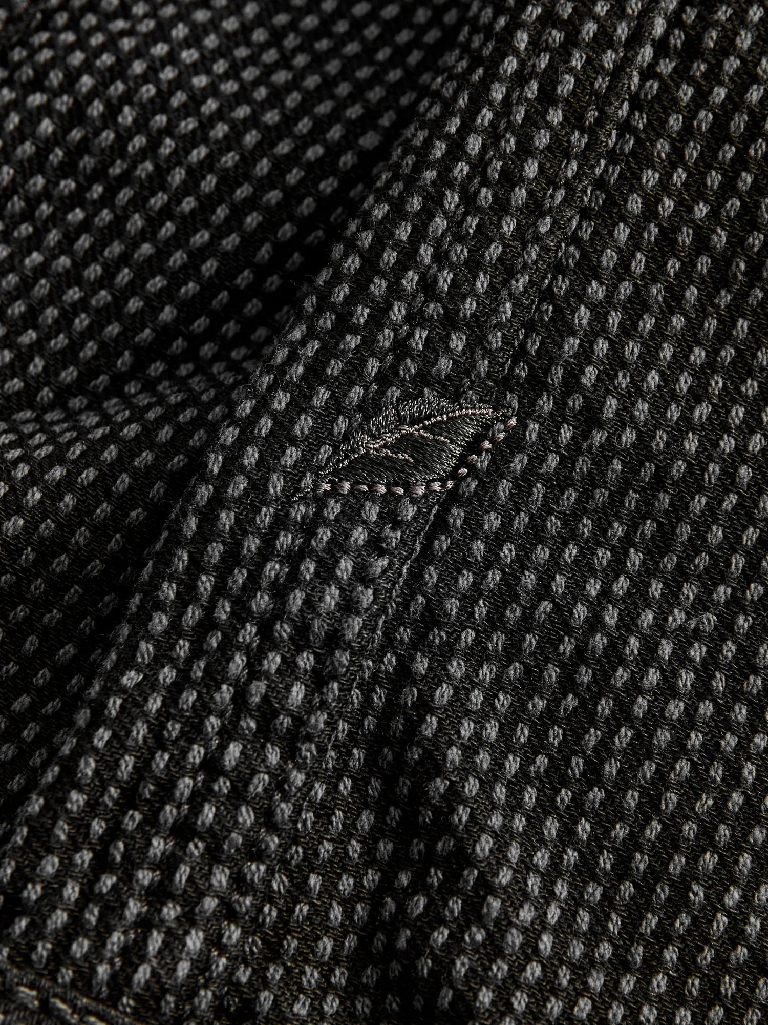 Sashiko Type-2 Jacket in Grey Black