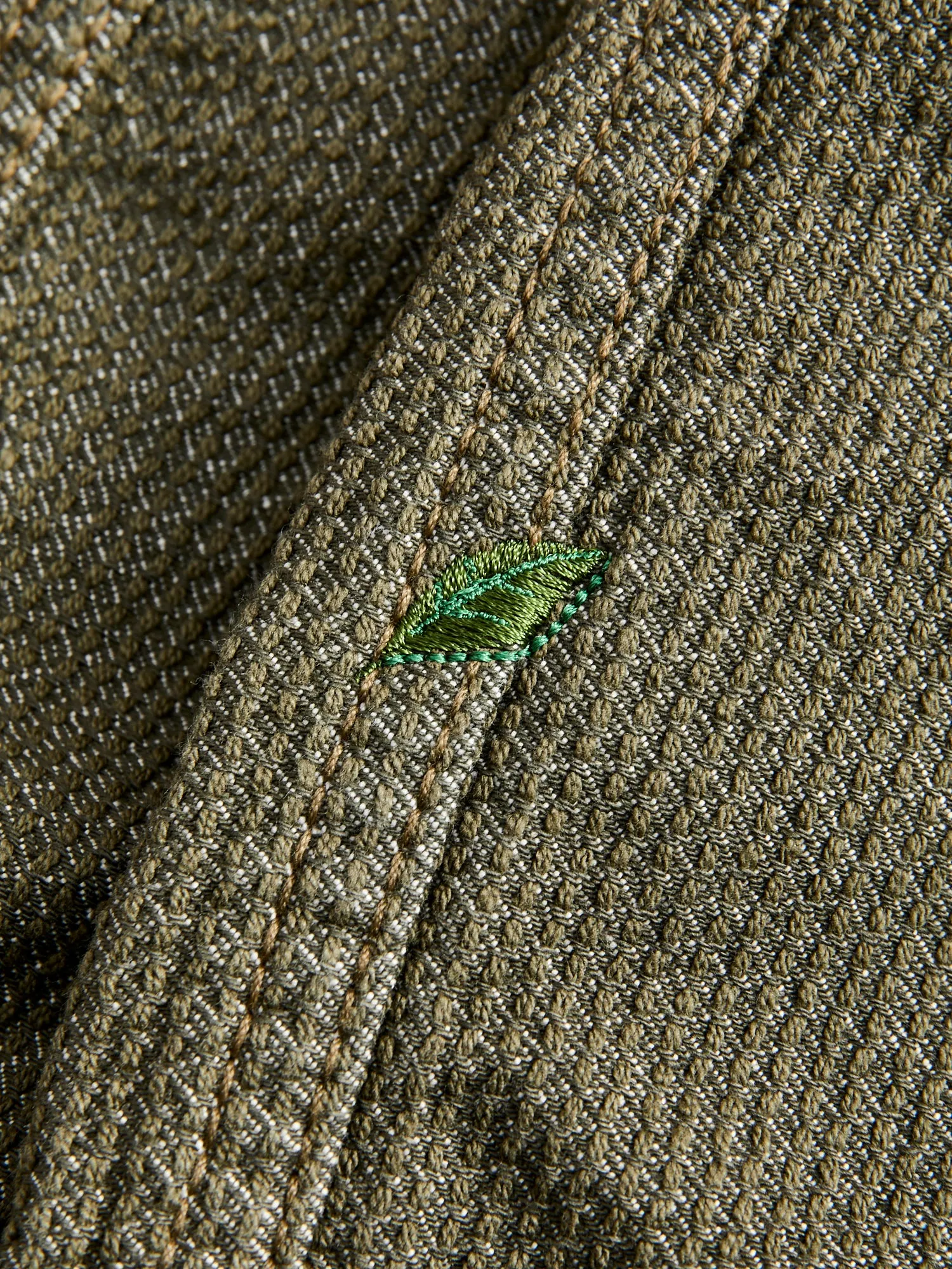 Sashiko Type-3 Jacket in Double Olive