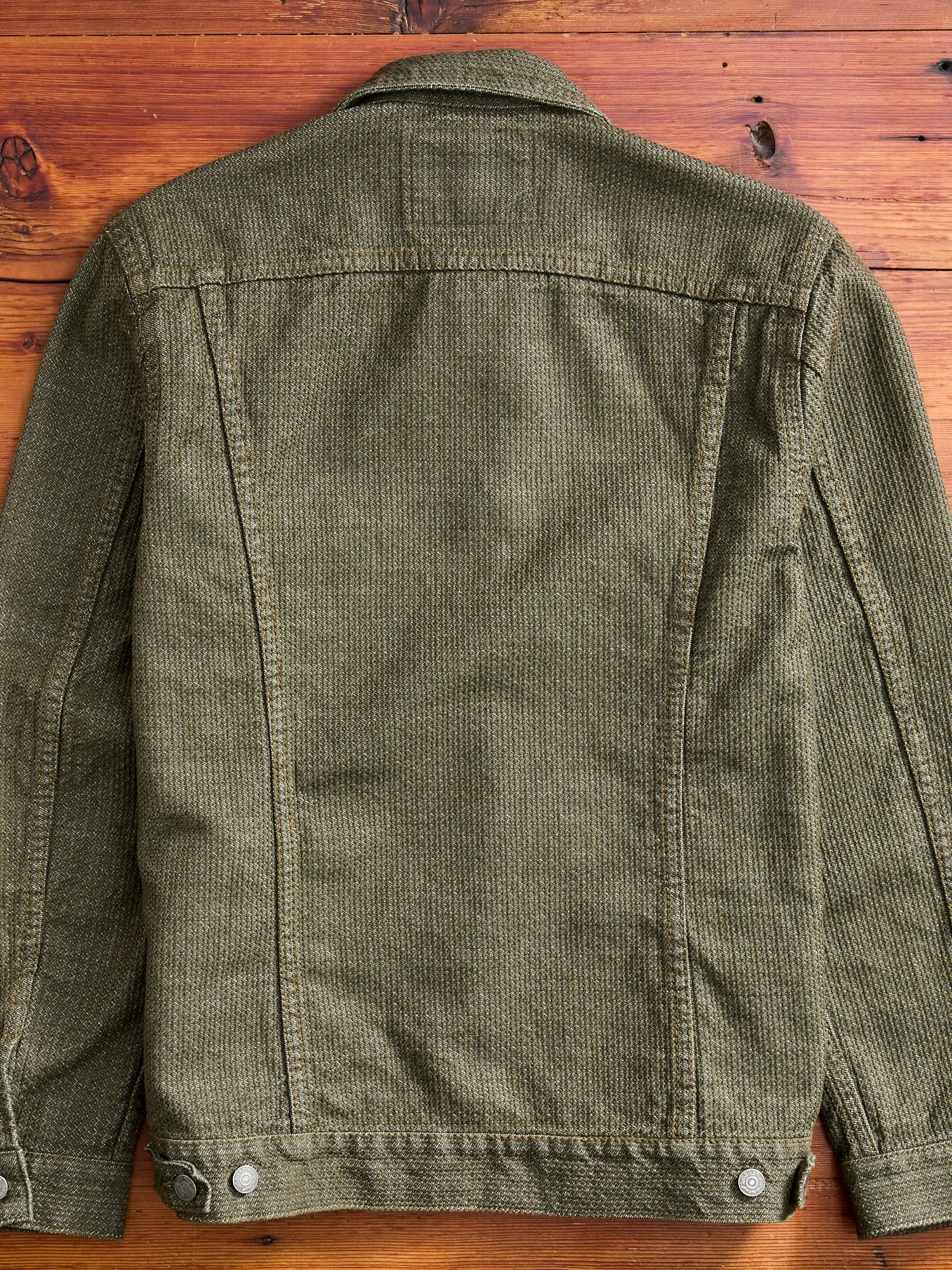 Sashiko Type-3 Jacket in Double Olive