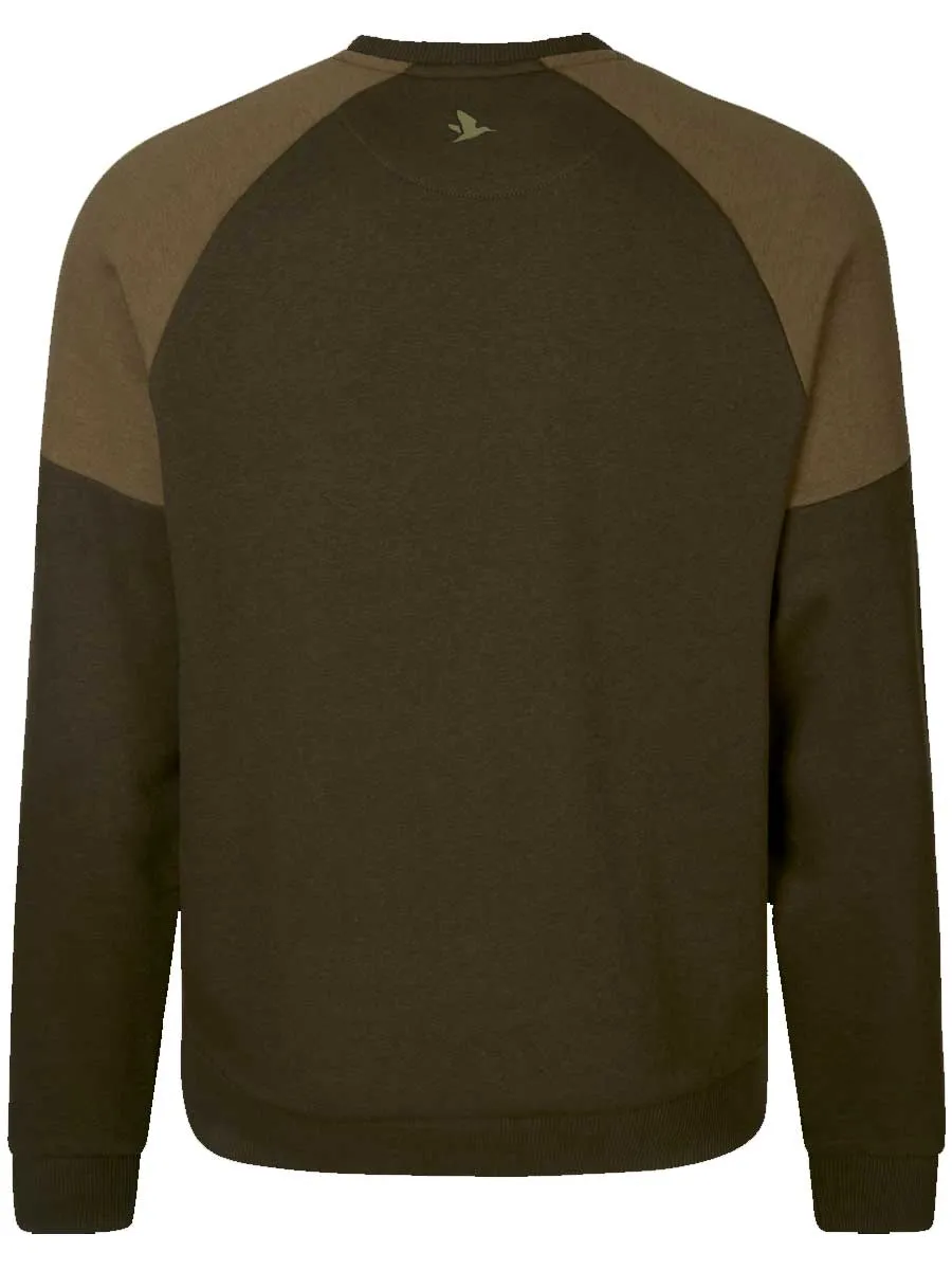 SEELAND Cross Sweatshirt - Mens - Pine Green