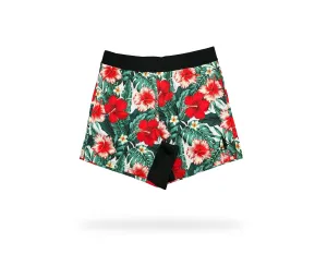 THF Athletic Shorts - Hibiscus