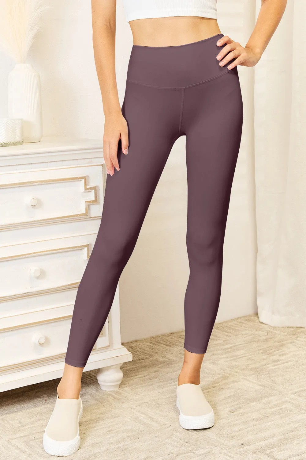 Wide Waistband Sports Leggings