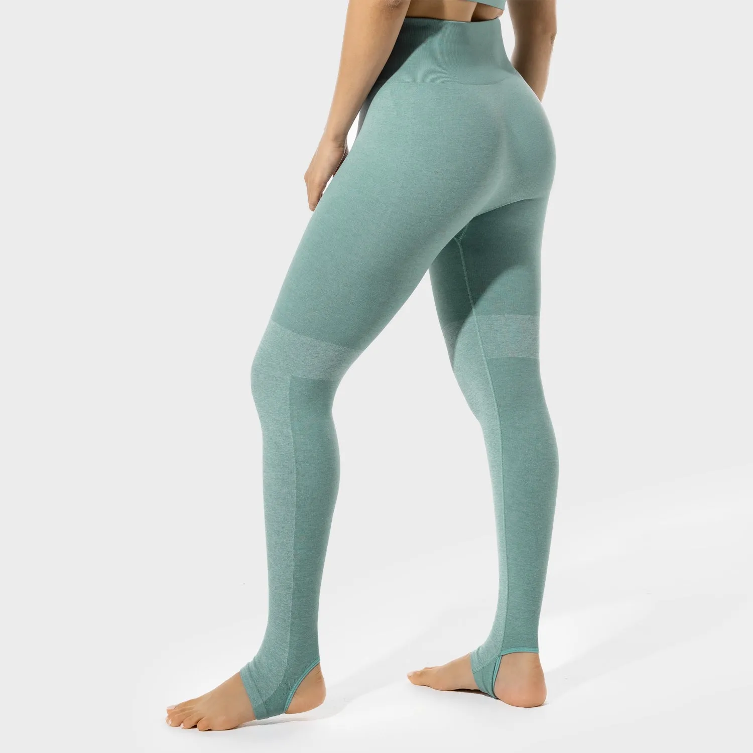 Women's Fitness - Seamless Leggings - Basil Marl